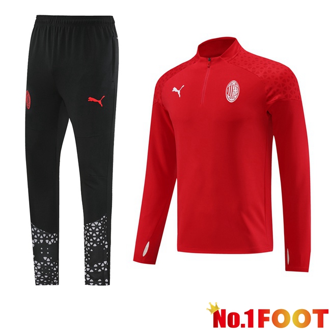 AC Milan Training Tracksuit Suit Red 2023/2024