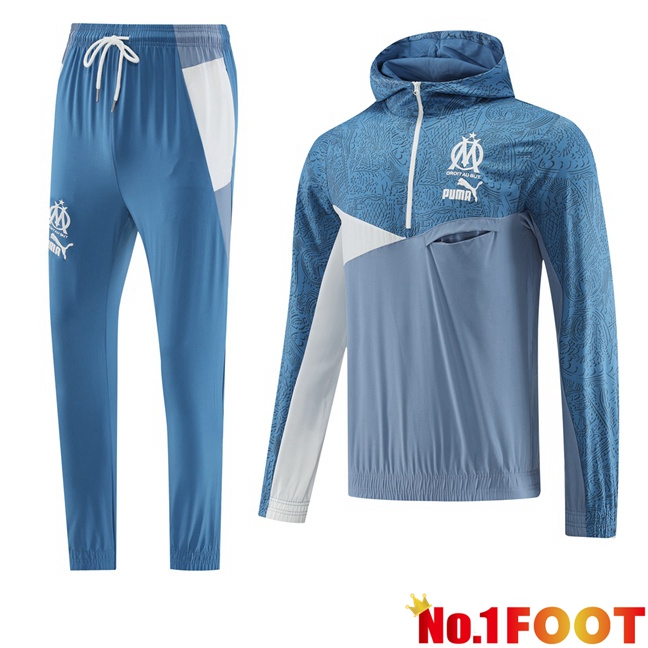 Marseille OM Training Tracksuit Windbreaker Blue 2023/2024