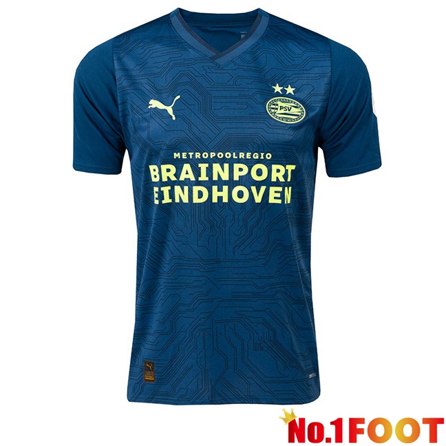 PSV Eindhoven Soccer Jersey Third Blue Royal 2023/2024