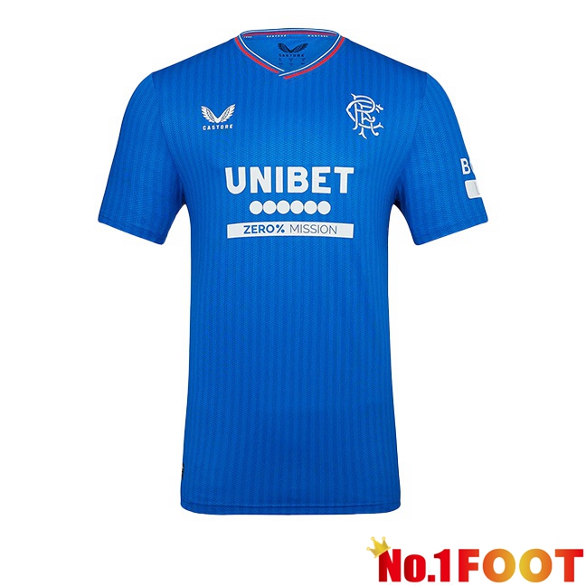 Rangers FC Soccer Jersey Home Blue 2023/2024