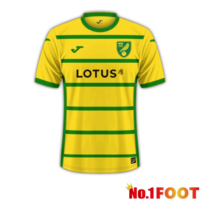 Norwich City Soccer Jersey Home Yellow 2023/2024