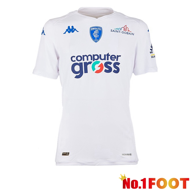 Empoli FC Soccer Jersey Away White 2023/2024 - Click Image to Close