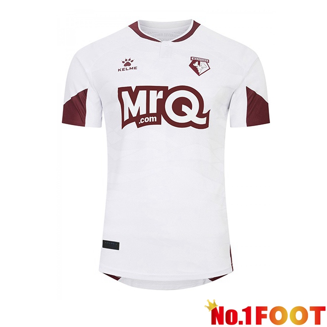 Watford FC Soccer Jersey Away White 2023/2024