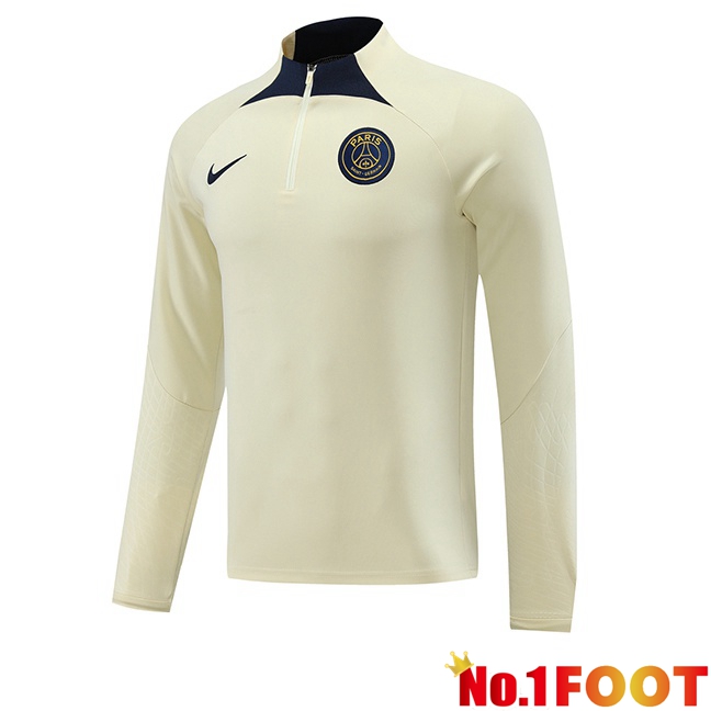 Paris PSG Training Sweatshirt Yellow 2023/2024