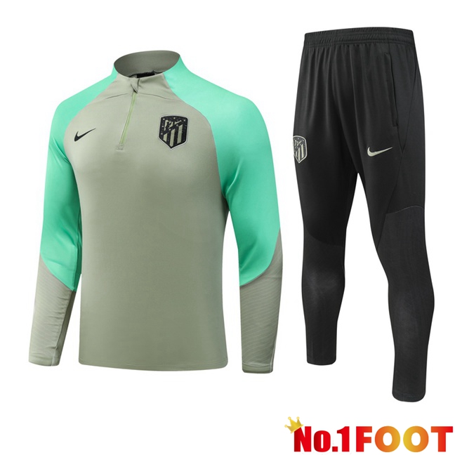 Atletico Madrid Training Tracksuit Suit Green 2023/2024