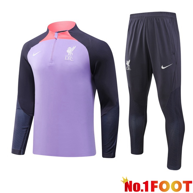 FC Liverpool Training Tracksuit Suit Purple 2023/2024