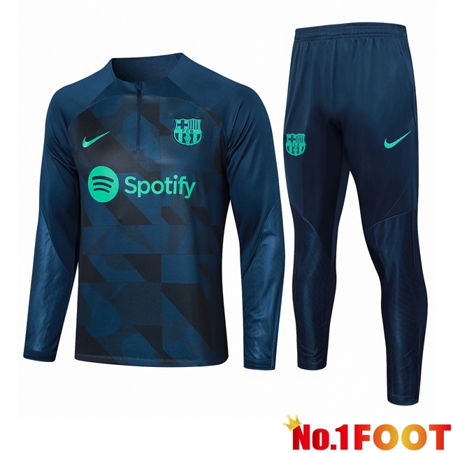 FC Barcelona Training Tracksuit Suit Blue Royal 2023/2024