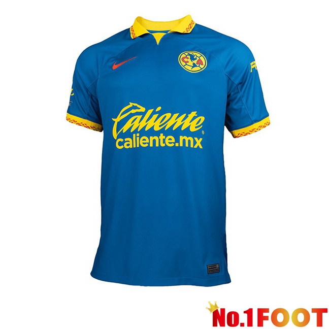 Club America Soccer Jersey Away Blue 2023/2024 - Click Image to Close