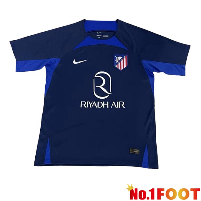 Atletico Madrid Soccer Jersey Fourth Blue Royal 2023/2024