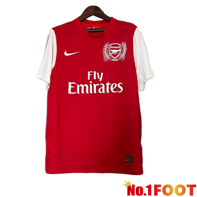 Arsenal Retro Soccer Jersey Home Red 2011-2012