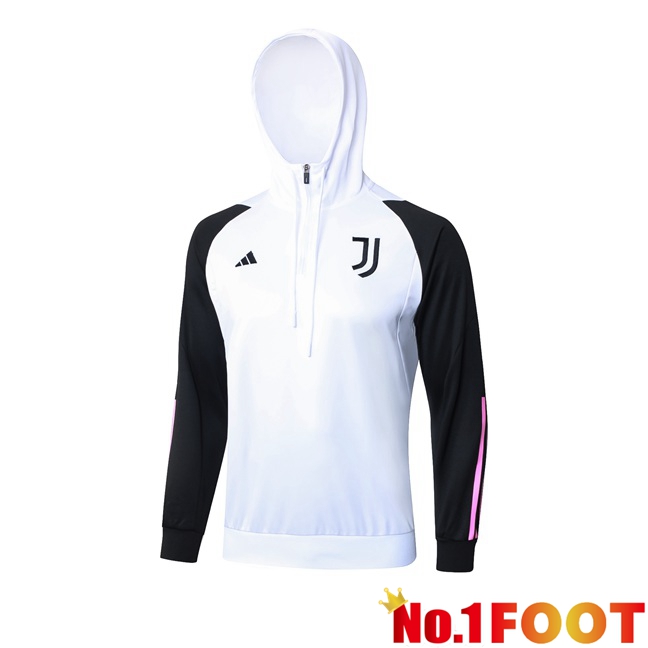 Juventus Training Sweatshirt Hoodie White 2024/2025