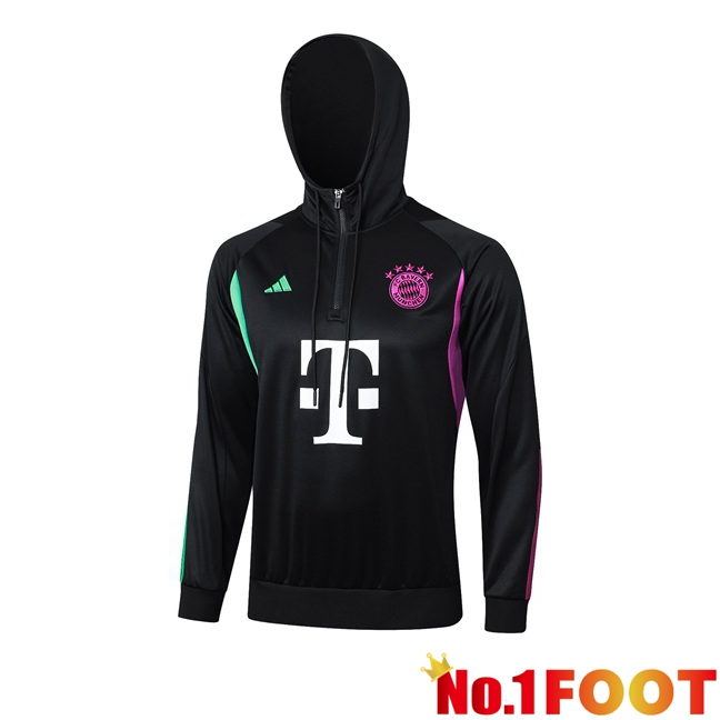 Bayern Munich Training Sweatshirt Hoodie Black 2024/2025