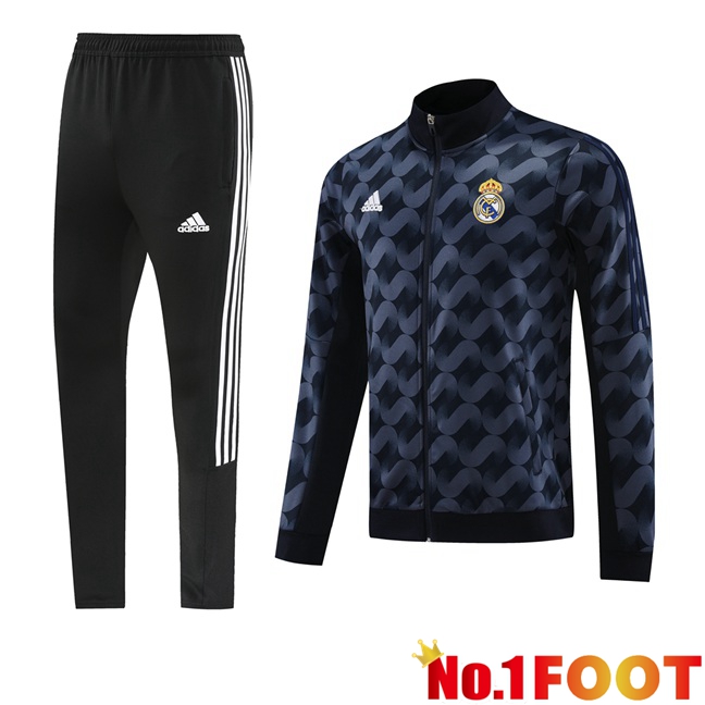 Real Madrid Training Jacket Suit Blue Royal 2024/2025