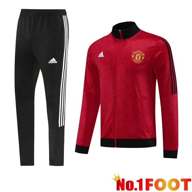 Manchester United Training Jacket Suit Red 2024/2025