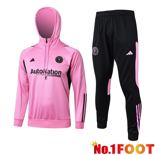 Inter Miami CF Training Tracksuit Sweatshirt Hoodie Pink 2024/2025