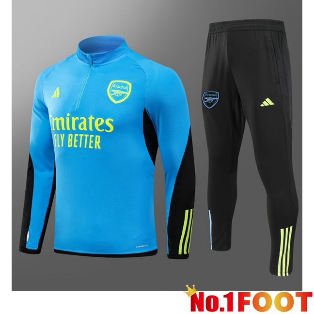 Arsenal Training Tracksuit Suit Kids Blue 2024/2025