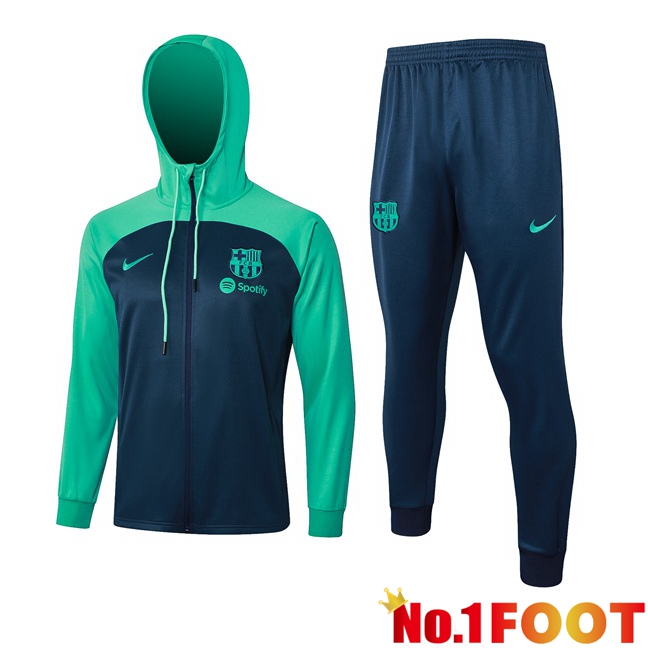 FC Barcelona Training Tracksuit Windbreaker Green 2024/2025