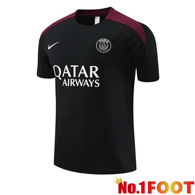 Paris PSG Training T Shirt Black 2024/2025