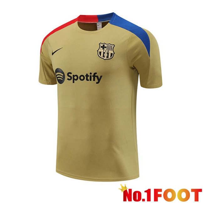 FC Barcelona Training T Shirt Yellow 2024/2025