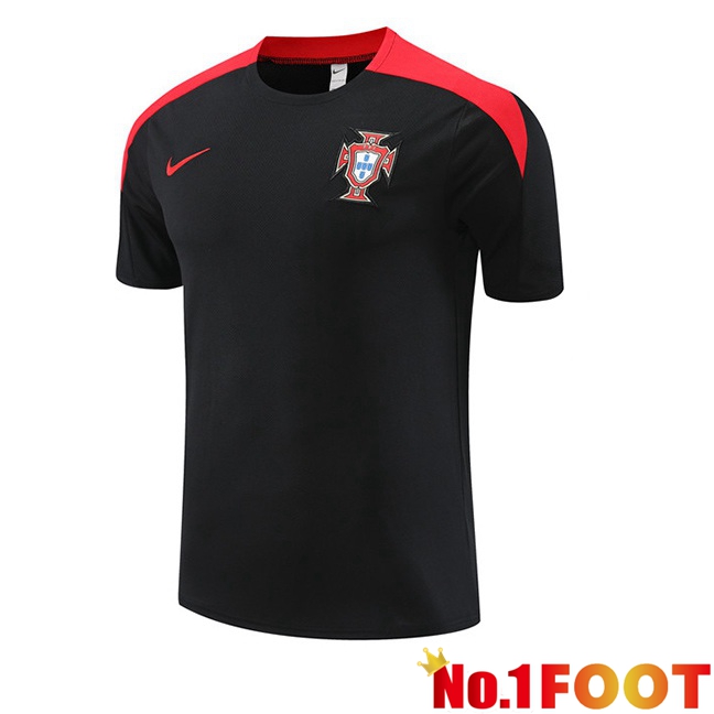 Portugal Training T Shirt Black 2024/2025