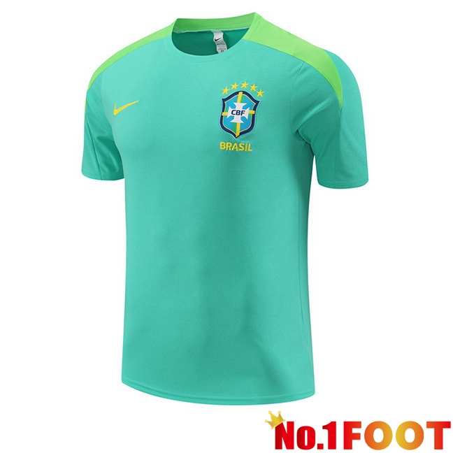 Brazil Training T Shirt Green 2024/2025