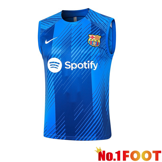 FC Barcelona Soccer Vest + Shorts Blue 2024/2025