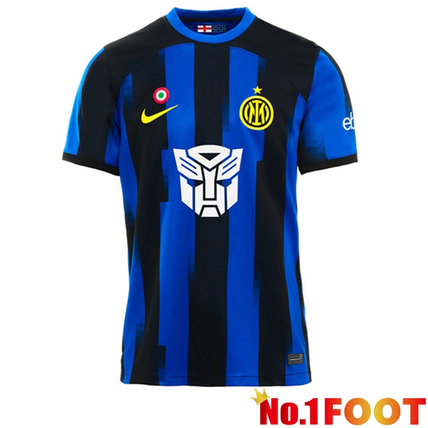 Inter Milan Soccer Jersey Transformers Special Edition 2023/2024