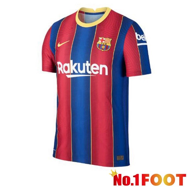 FC Barcelona Retro Soccer Jersey Home Blue Red 2020-2021