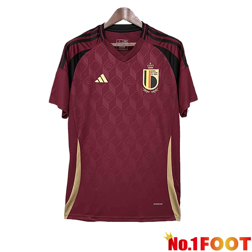 Belgium Soccer Jersey Home UEFA Euro 2024