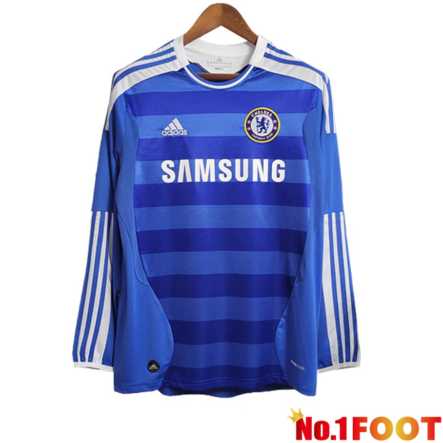 FC Chelsea Retro Soccer Jersey Long sleeve Home 2011/2012