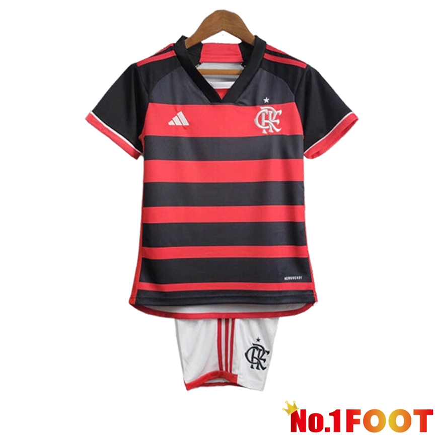 Flamengo Kids Soccer Jersey Home 2024/2025