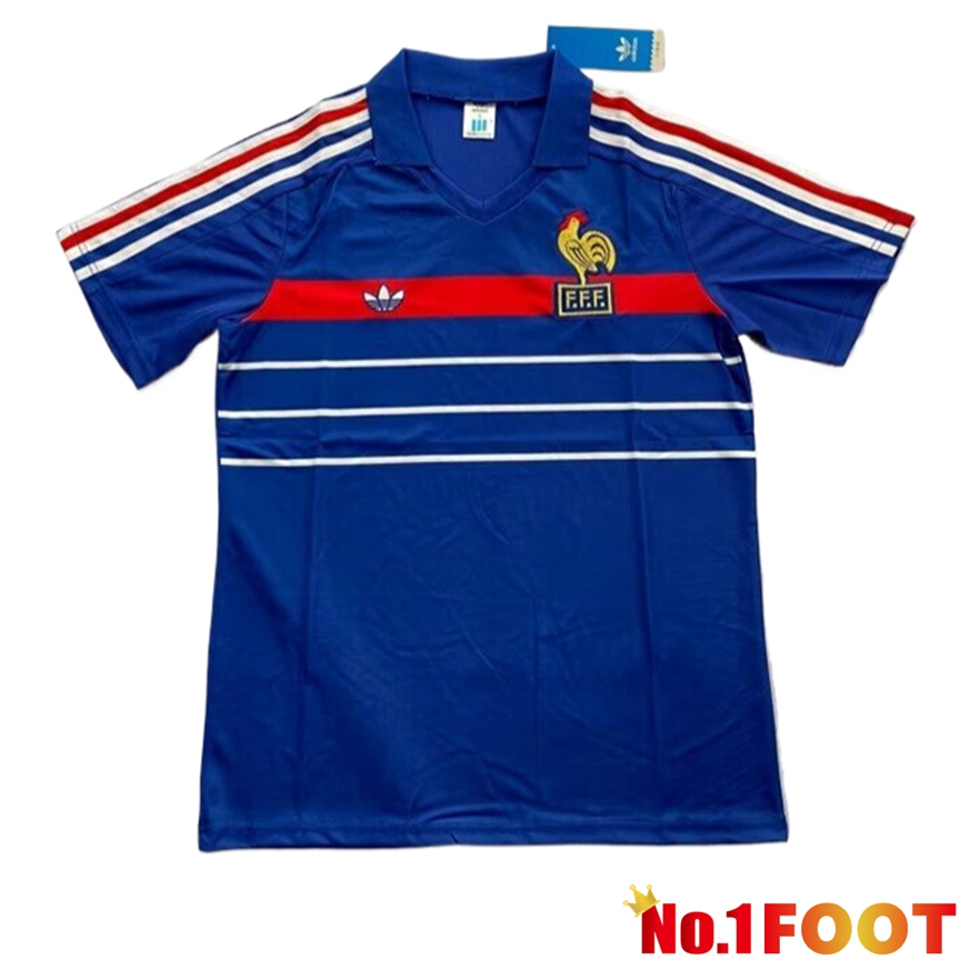 France Retro Soccer Jersey Home 1984/1986