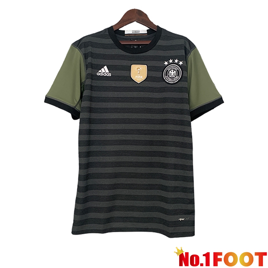 Germany Retro Soccer Jersey Away 2016