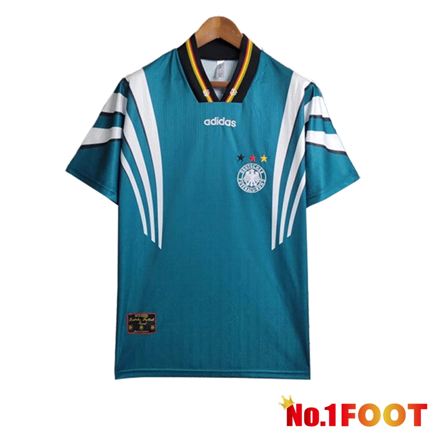 Germany Retro Soccer Jersey Away 1996