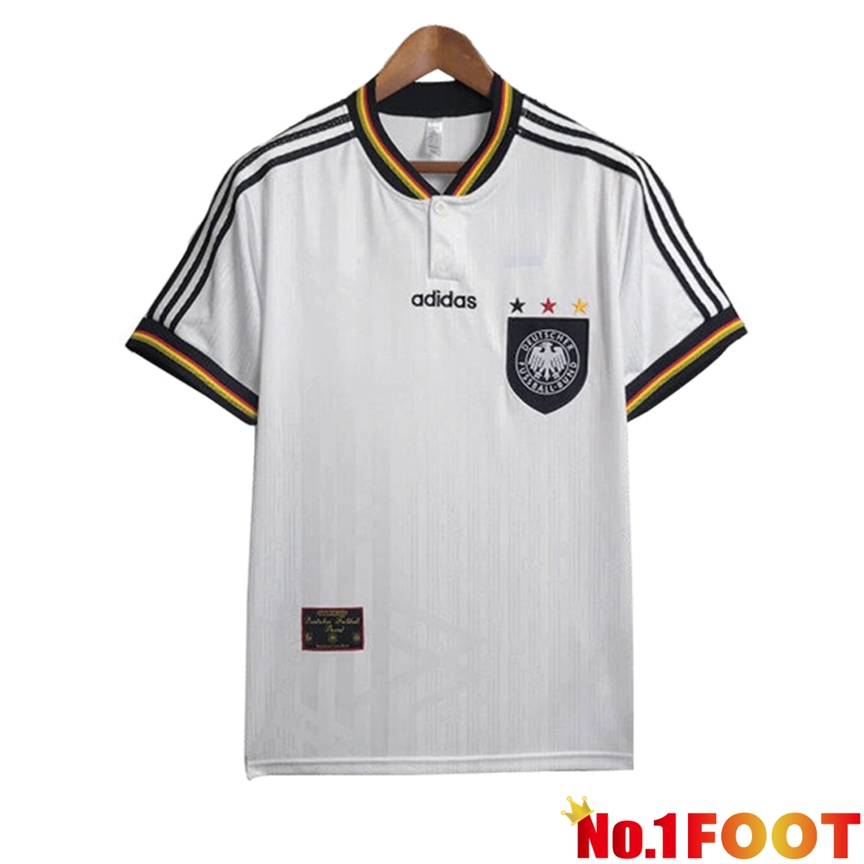 Germany Retro Soccer Jersey Home 1996