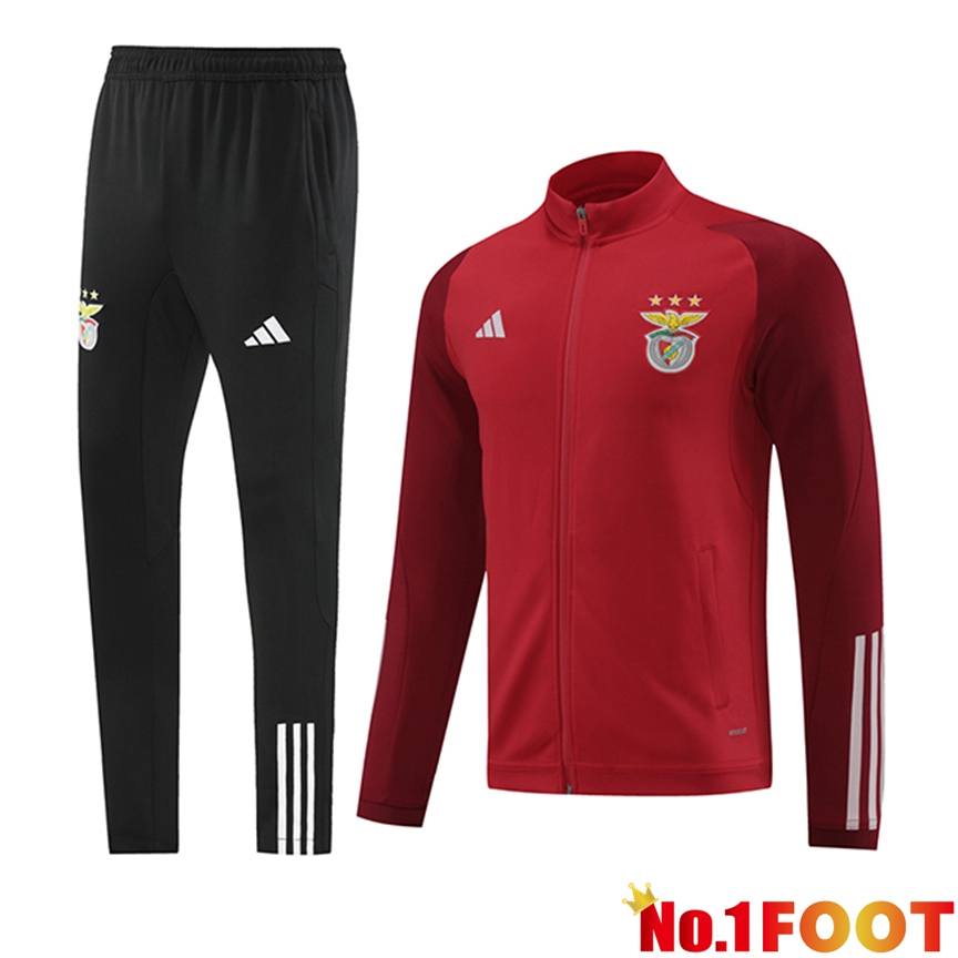 Benfica Training Jacket Suit Red/Black 2023/2024