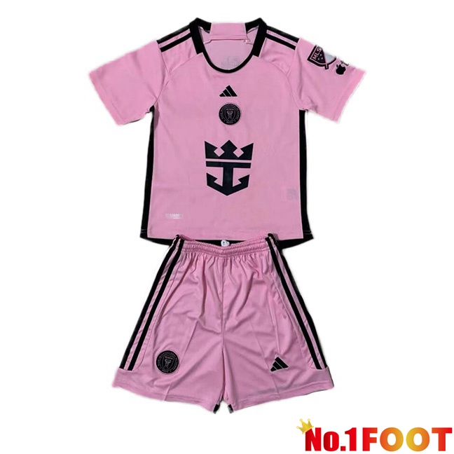 Inter Miami CF Kids Soccer Jersey Home Pink 2024/2025