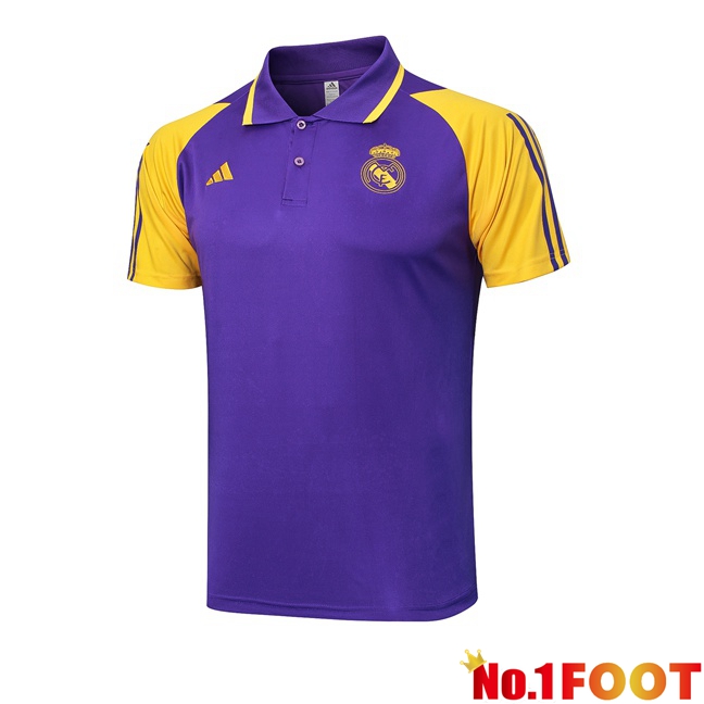 Real Madrid Soccer Polo Purple 2024/2025