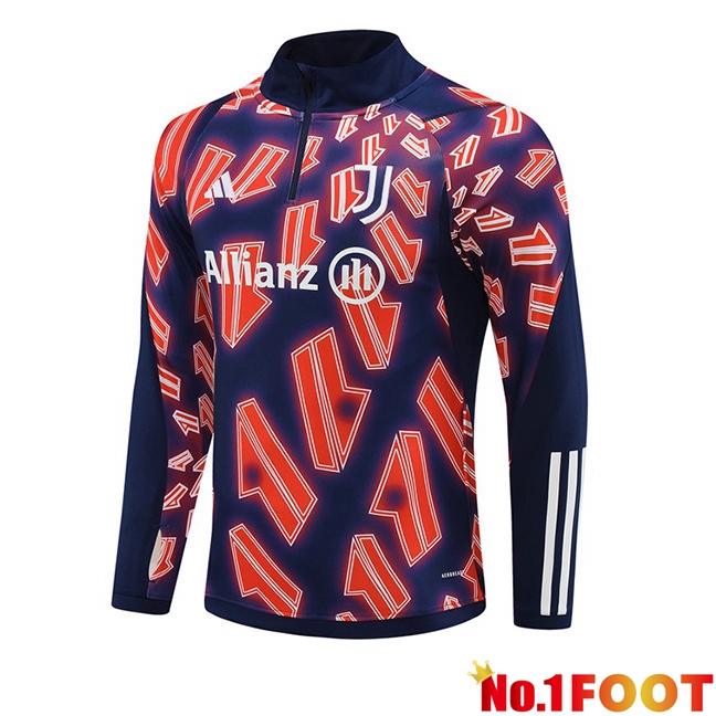 Juventus Training Sweatshirt Red Blue Royal 2024/2025