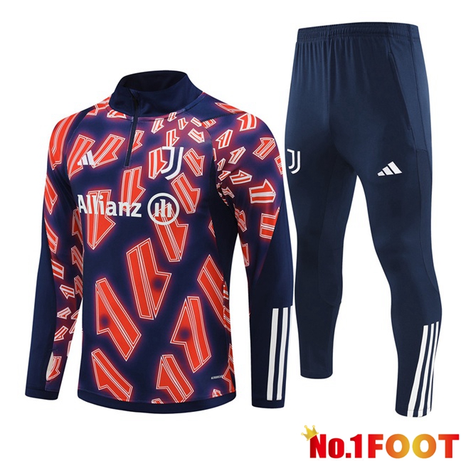 Juventus Training Tracksuit Suit Red Blue Royal 2024/2025