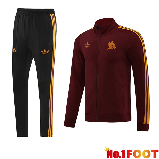 AS Roma Training Jacket Suit Red 2024/2025