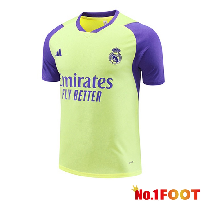 Real Madrid Training T Shirt Yellow 2024/2025