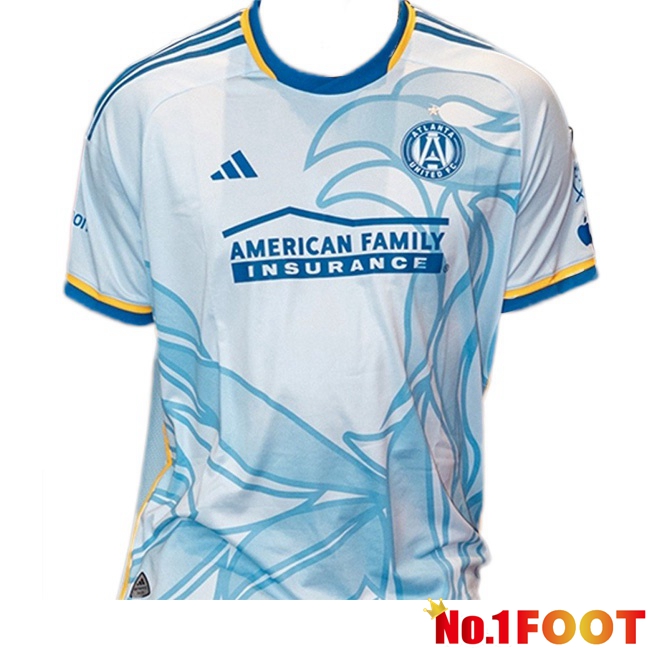 Atlanta United Soccer Jersey Away Blue 2024/2025 - Click Image to Close