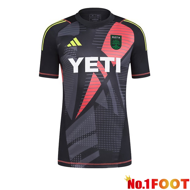 Austin FC Goalkeeper Soccer Jersey Black 2024/2025