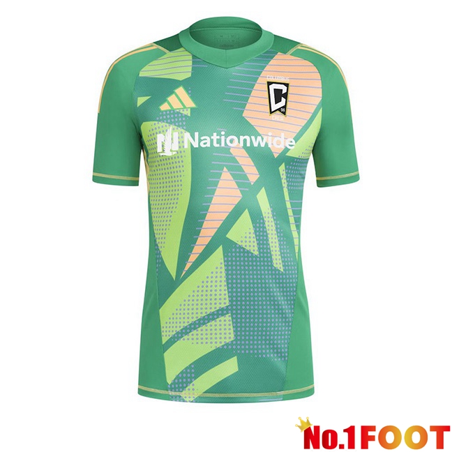 Columbus Crew Goalkeeper Soccer Jersey Green 2024/2025 - Click Image to Close