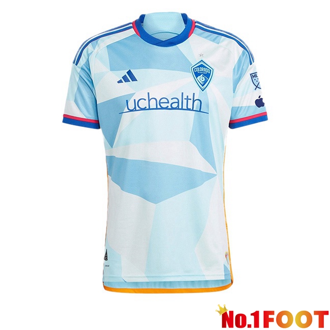 Colorado Rapids Soccer Jersey Away Blue White 2024/2025