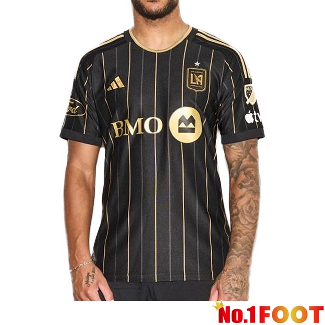 Los Angeles FC Soccer Jersey Home Black 2024/2025