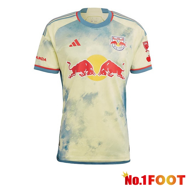 New York Red Bulls Soccer Jersey Away Red 2024/2025