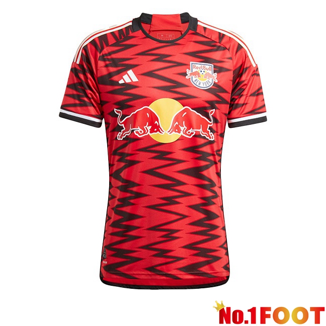 New York Red Bulls Soccer Jersey Home Yellow 2024/2025 - Click Image to Close