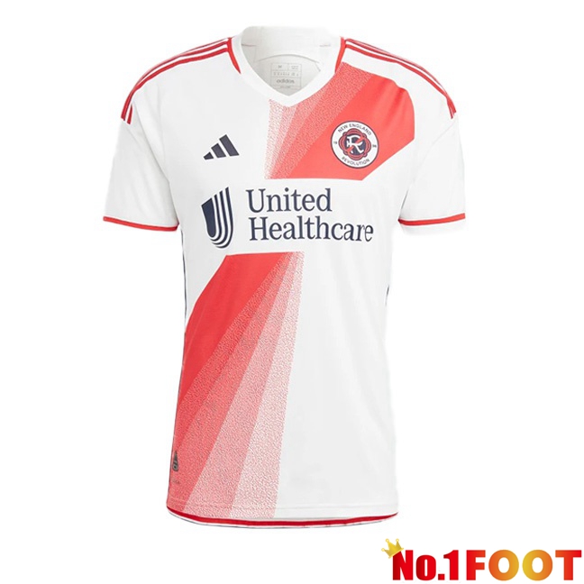 New England Revolution Soccer Jersey Away White 2024/2025